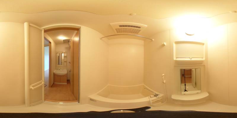 パノラマ画像バスルーム