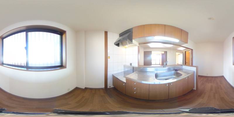 パノラマ画像キッチン