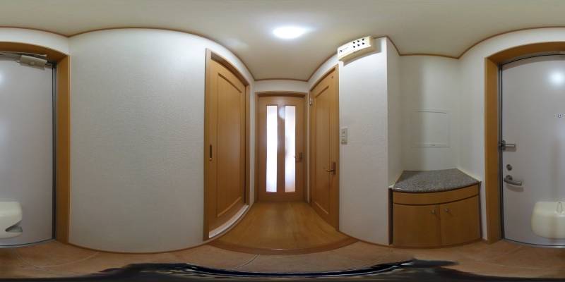 パノラマ画像玄関