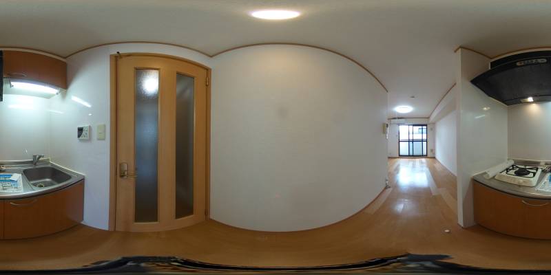 パノラマ画像キッチン