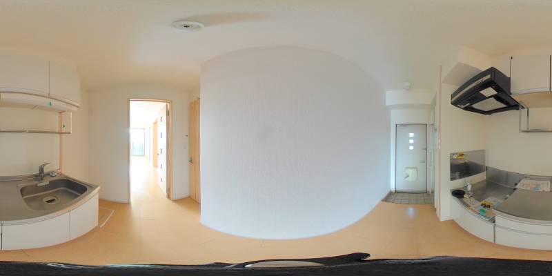 パノラマ画像キッチン