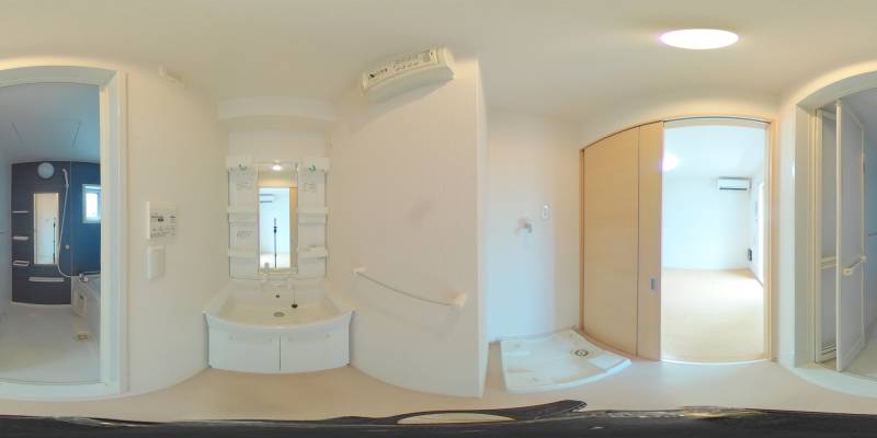 パノラマ画像洗面所