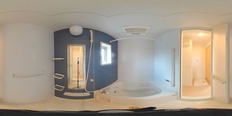 パノラマ画像バスルーム