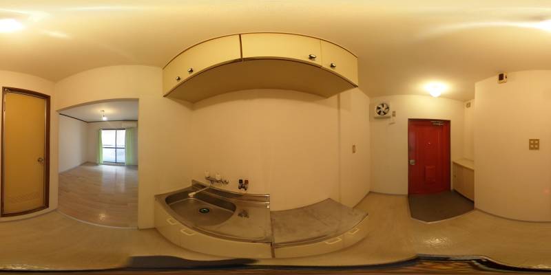 パノラマ画像キッチン