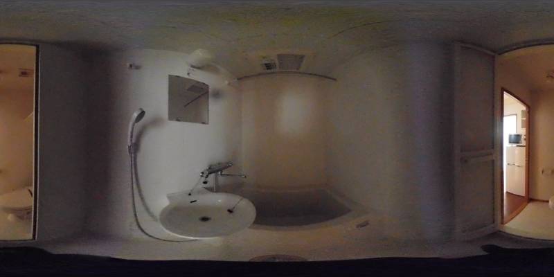 パノラマ画像バスルーム