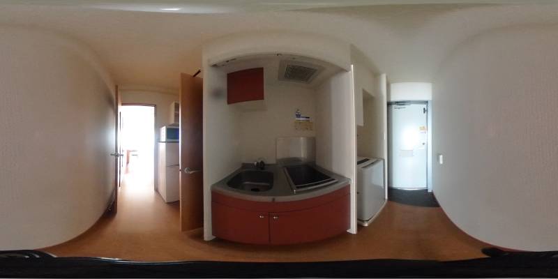 パノラマ画像キッチン