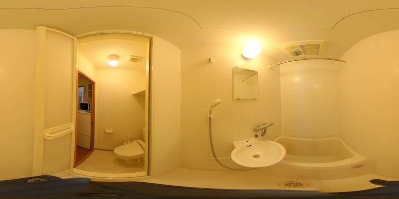 パノラマ画像バスルーム