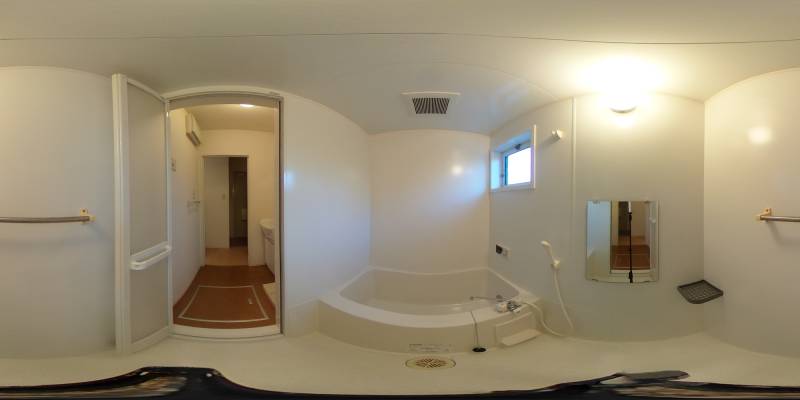 パノラマ画像バスルーム