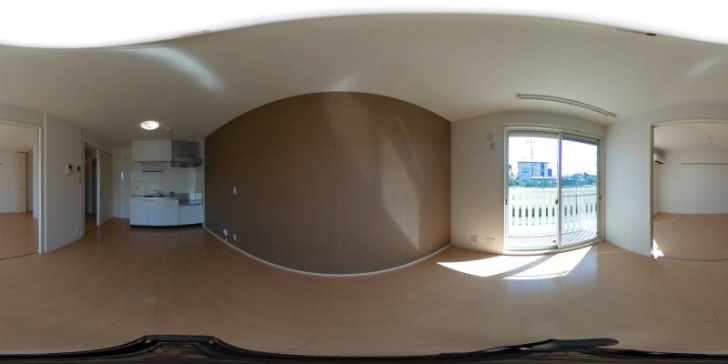 パノラマ画像リビング