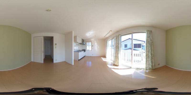 パノラマ画像リビング