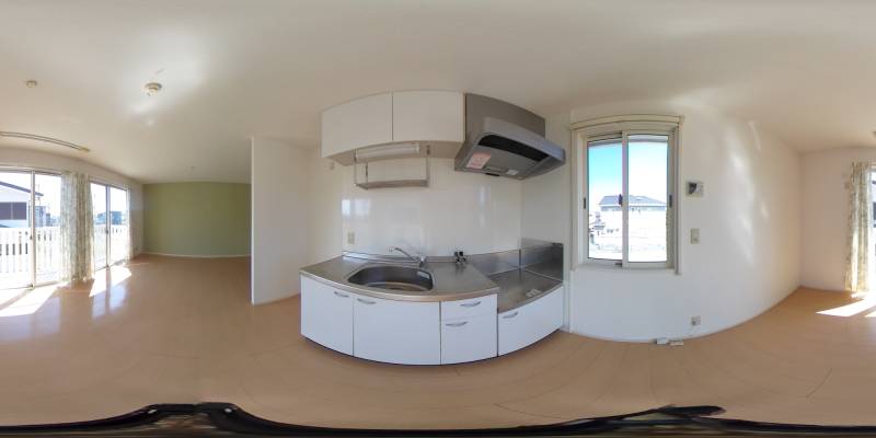 パノラマ画像キッチン