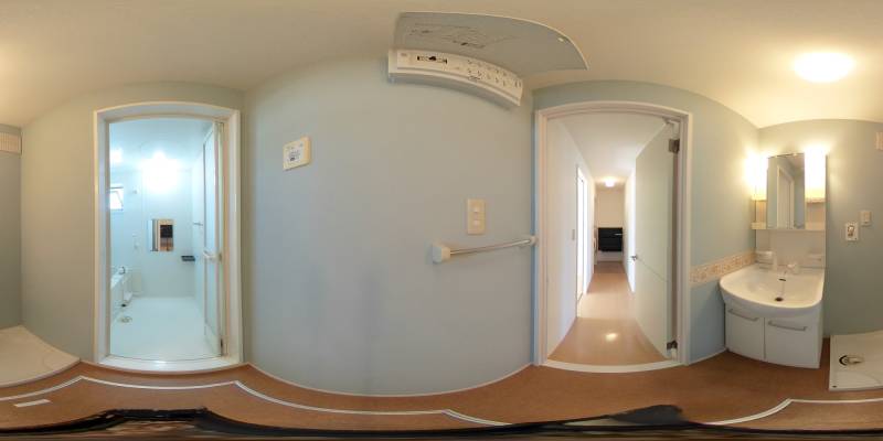 パノラマ画像洗面所