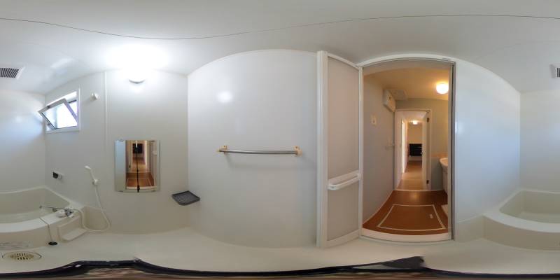 パノラマ画像バスルーム