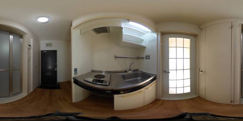 パノラマ画像キッチン