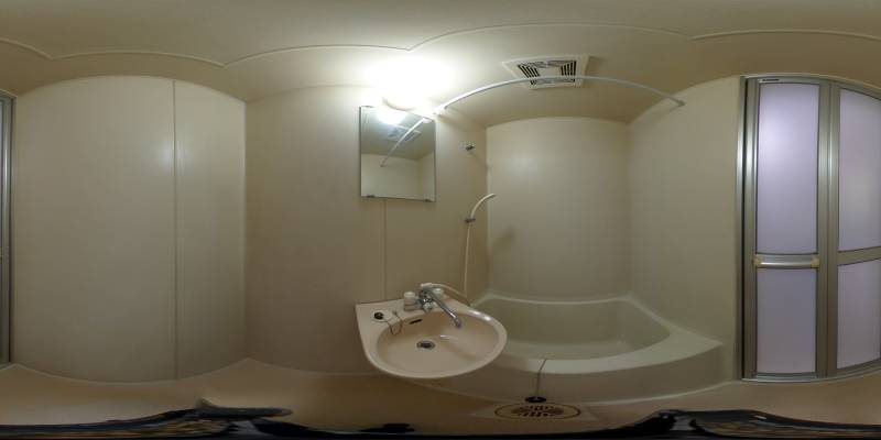 パノラマ画像バスルーム
