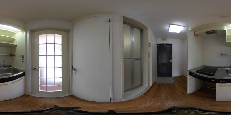 パノラマ画像キッチン