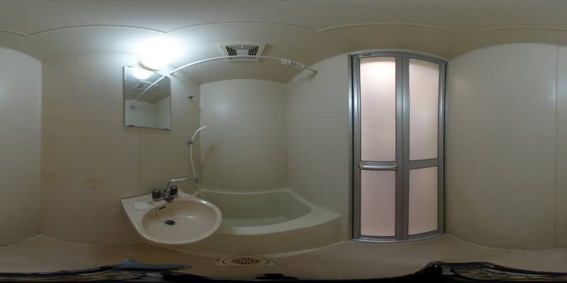 パノラマ画像バスルーム