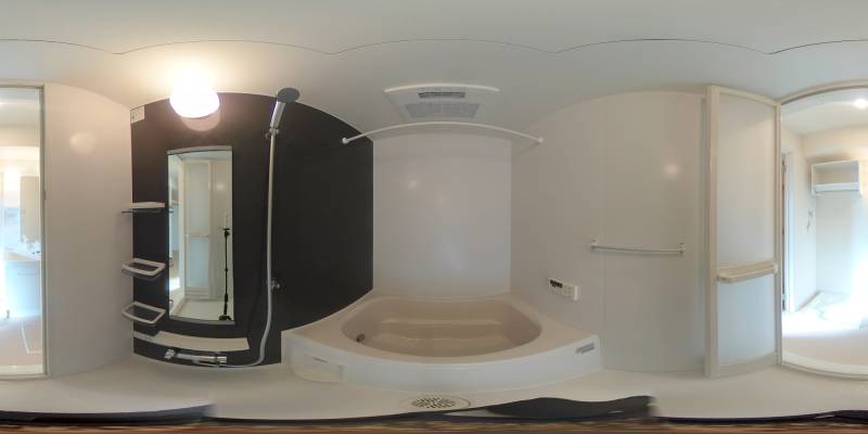 パノラマ画像バスルーム