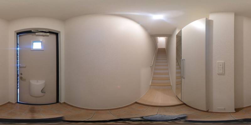 パノラマ画像玄関