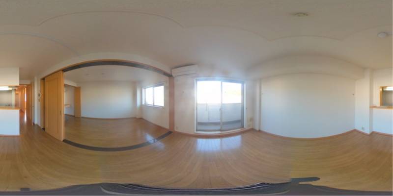 パノラマ画像リビング