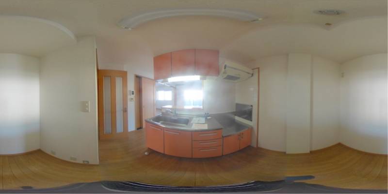 パノラマ画像キッチン