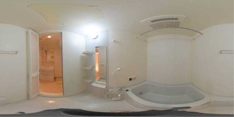 パノラマ画像バスルーム