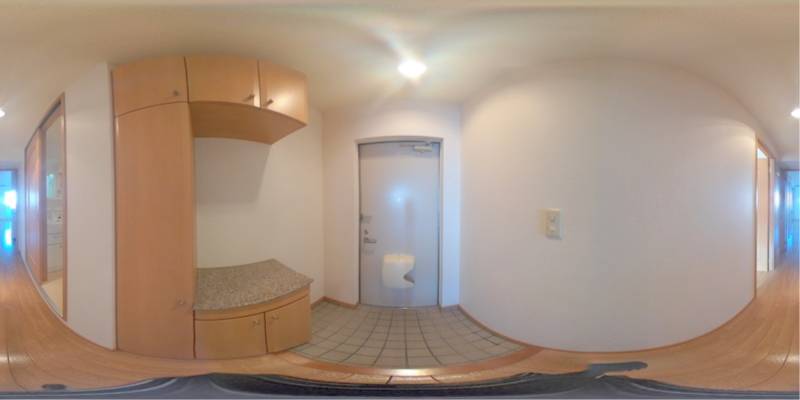 パノラマ画像玄関