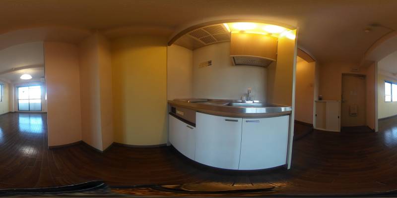 パノラマ画像キッチン