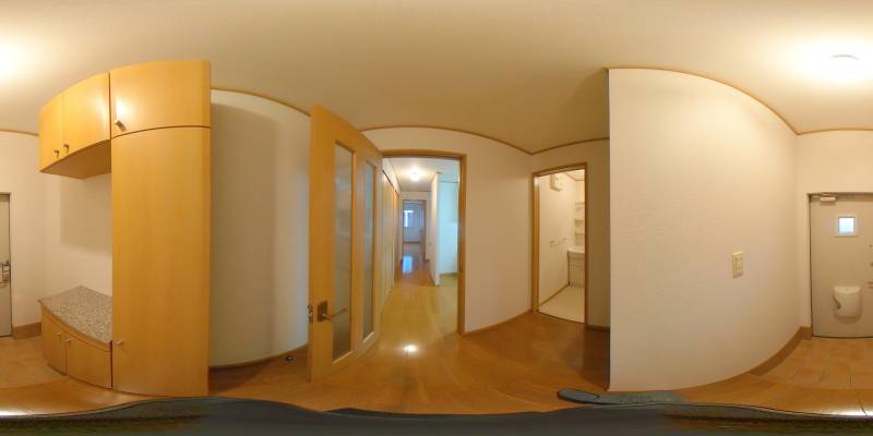 パノラマ画像玄関