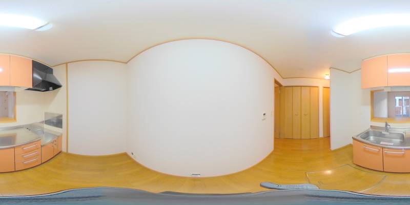 パノラマ画像キッチン