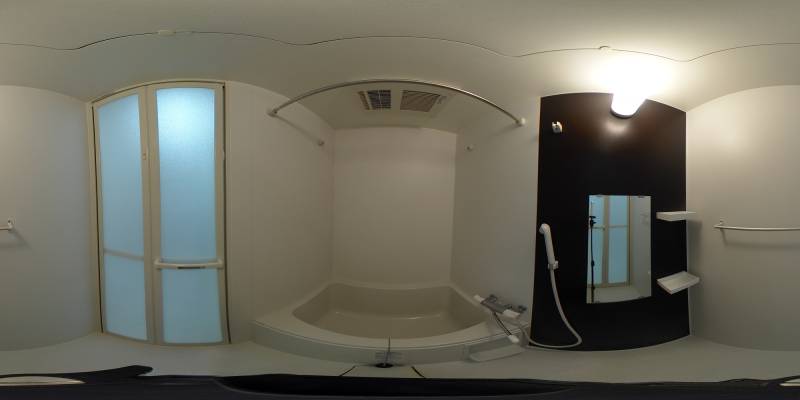 パノラマ画像バスルーム