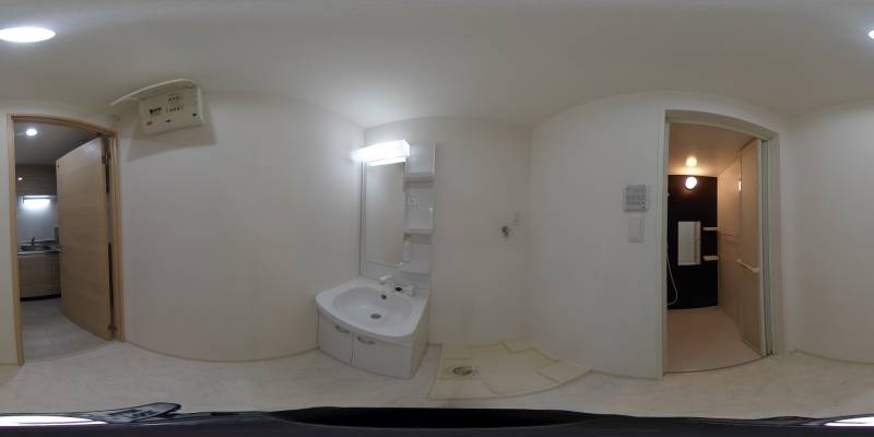 パノラマ画像洗面所