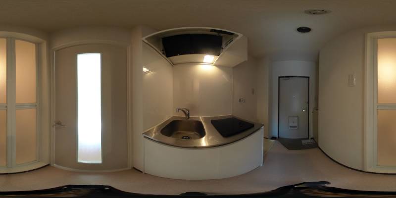 パノラマ画像キッチン