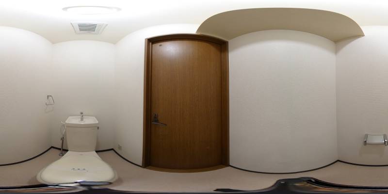 パノラマ画像トイレ