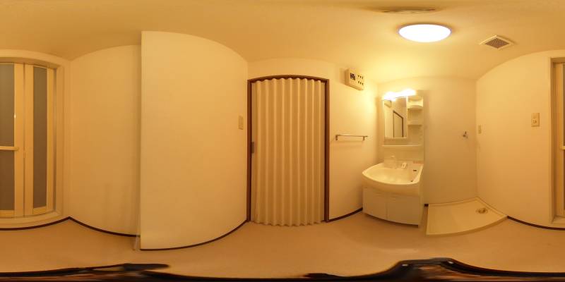 パノラマ画像洗面所