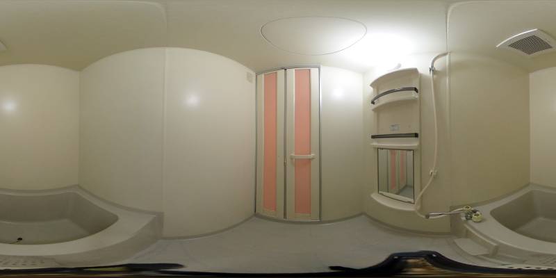 パノラマ画像バスルーム