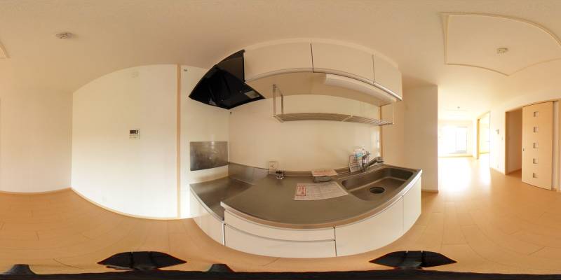 パノラマ画像キッチン