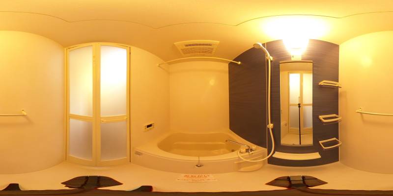 パノラマ画像バスルーム