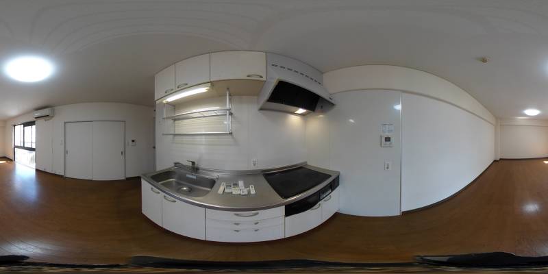 パノラマ画像キッチン