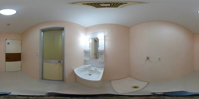 パノラマ画像洗面所