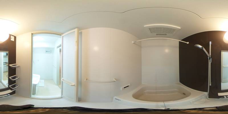 パノラマ画像バスルーム