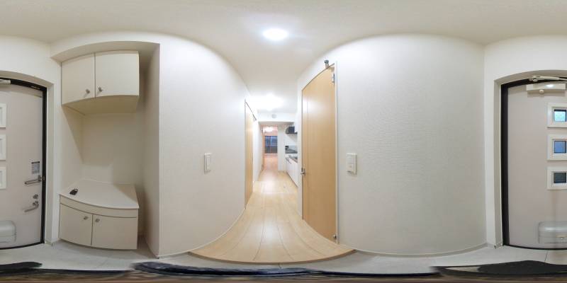 パノラマ画像玄関