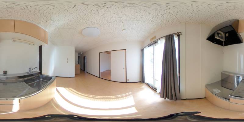 パノラマ画像キッチン