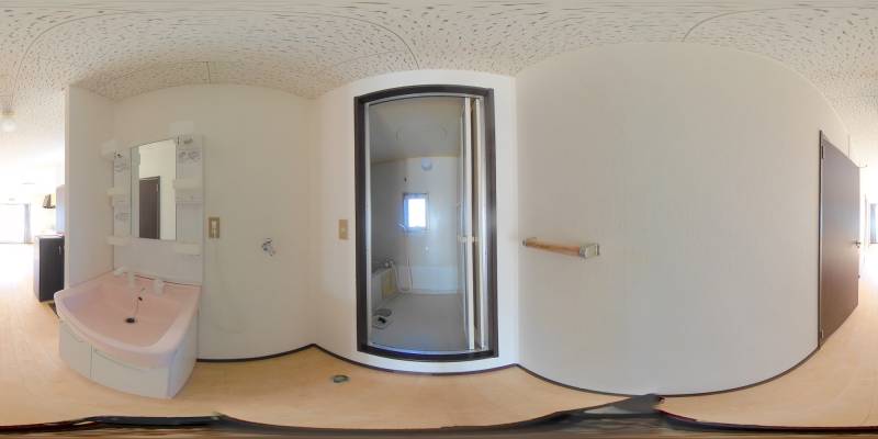 パノラマ画像洗面所