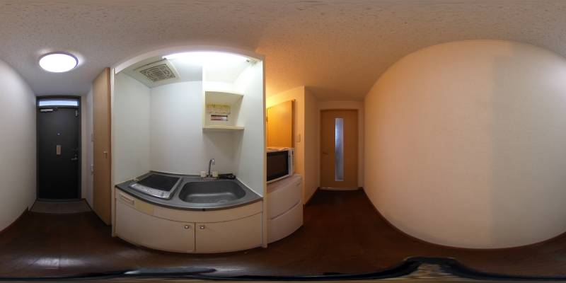 パノラマ画像キッチン