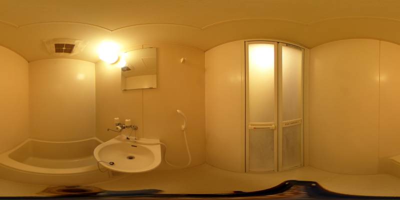 パノラマ画像バスルーム