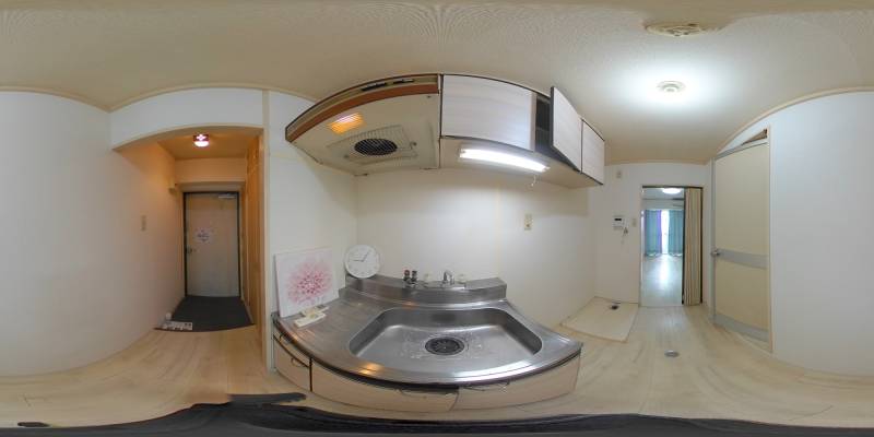 パノラマ画像キッチン