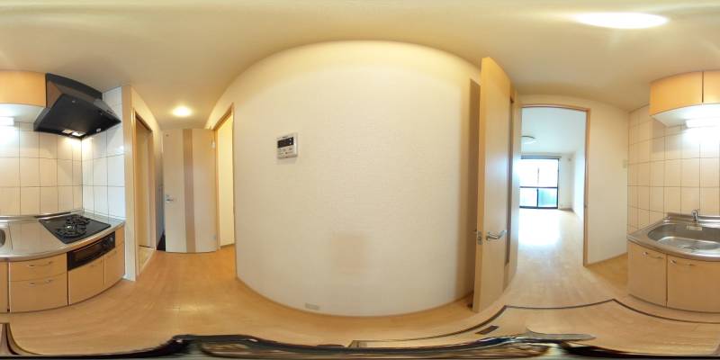 パノラマ画像キッチン
