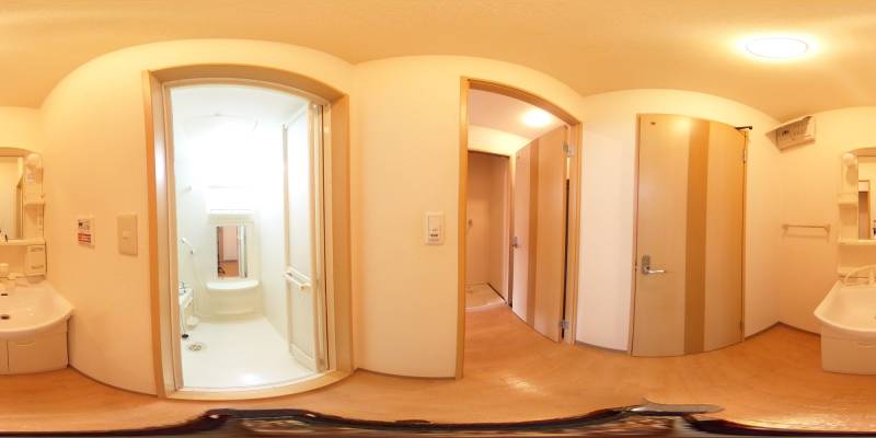 パノラマ画像洗面所