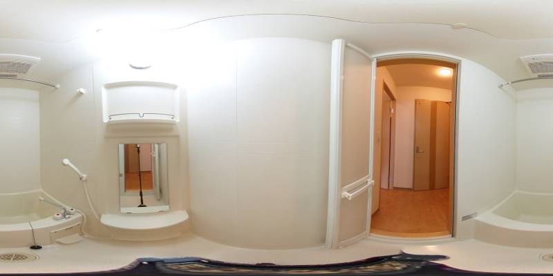 パノラマ画像バスルーム